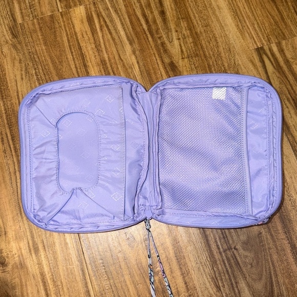 Vera Bradley women’s wipe holder travel purple Floral Paisley wrist strap fabric - Picture 3 of 5